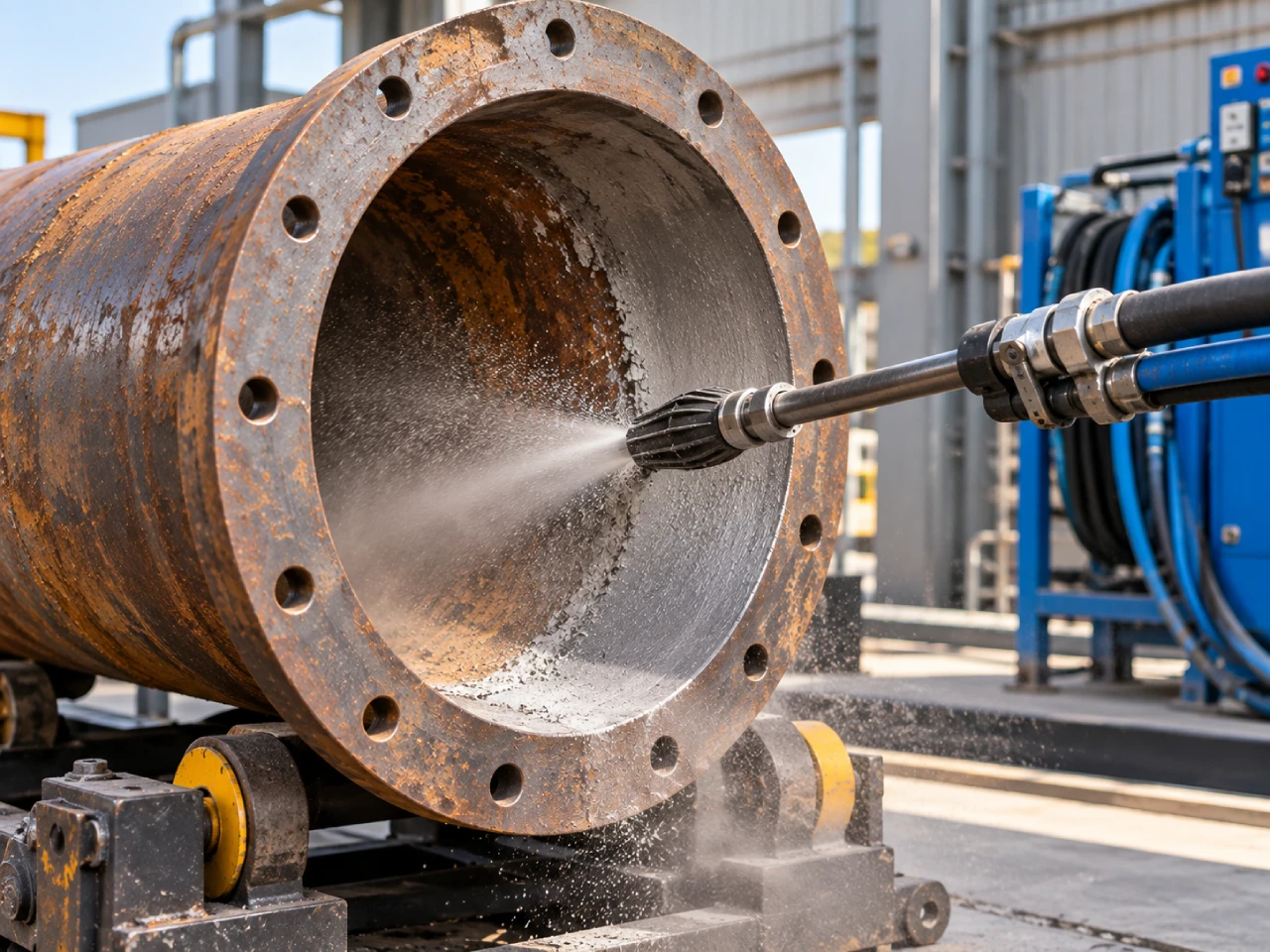 Internal pipe cleaning