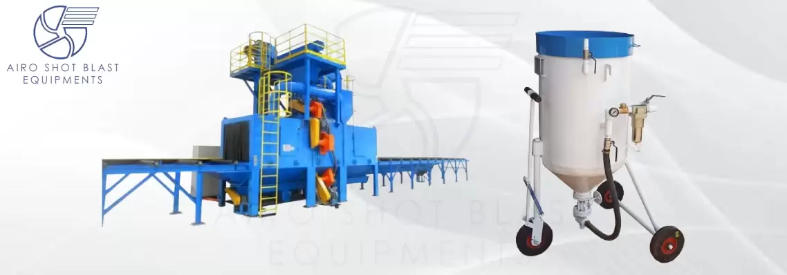 Difference between sand blasting and shot blasting
