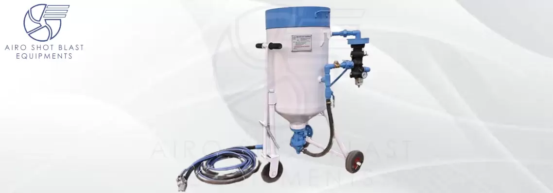 How shot blasting machine works?