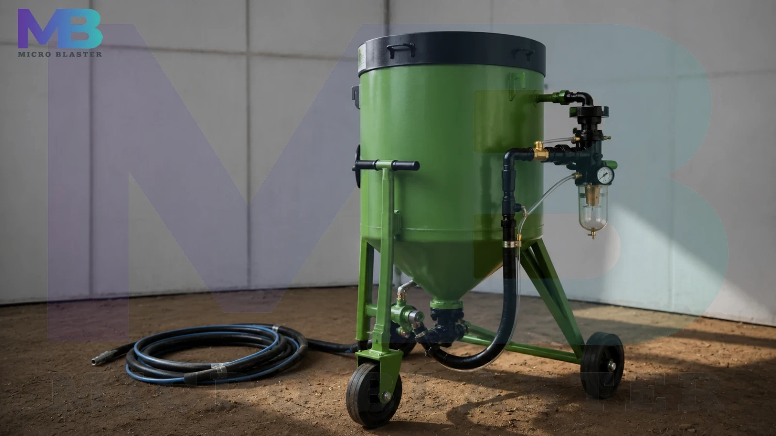 1000 Kg Portable Shot Blasting Machine