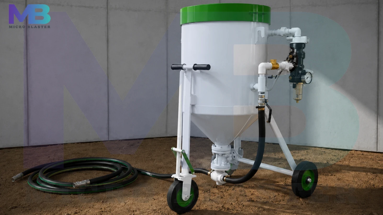 500 Kg Portable Shot Blasting Machine with Remote