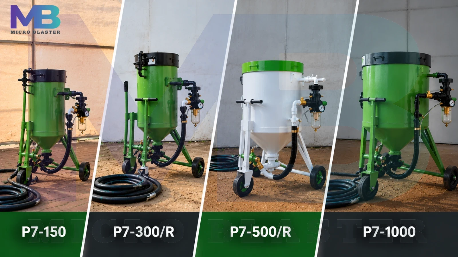 Portable Shot Blasting Machine - 150, 300, 500, 1000 Kg