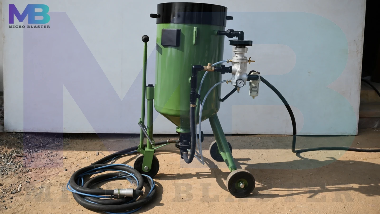300 Kg Portable Shot Blasting Machine with Remote